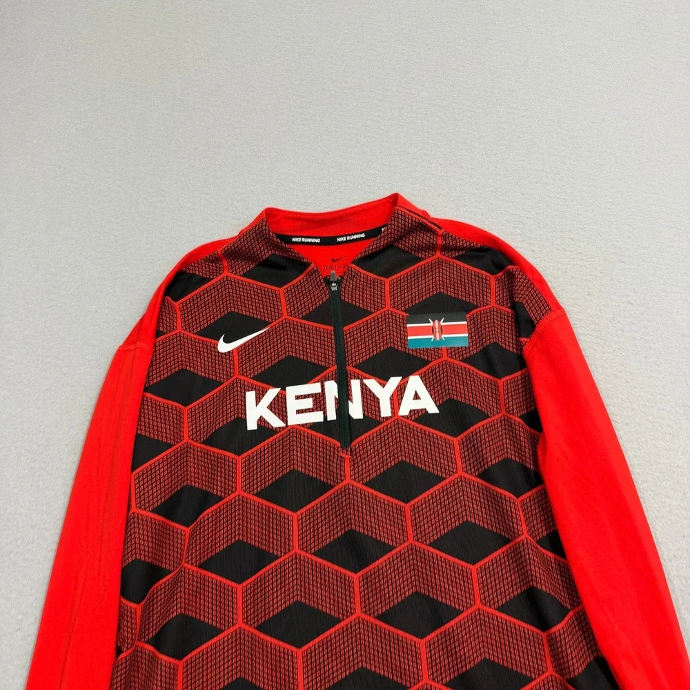Nike Women Kenya Element 1/2 Zip Running Top Women's Size Large CV0391 673